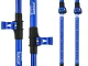 Foldable Adjustable Trekking Poles, Blue