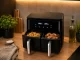 Air Fryer 15L 2400W Dual Basket, 6 Modes, Black