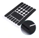 Bicycle Frame Protection Sticker Set RW39, 20 pcs, Black