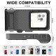 Tech-Protect IPX8 Pro Waterproof Phone Case, Gray/Black
