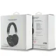 Guess GCUBE Metallic Script Logo Wireless Headphones, Black