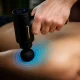 ModernHome Percussion Massage Gun Handheld Deep Tissue Massager with 4 Heads