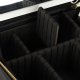 Make-up Case Bag Organaizer with LED Mirror, Balck