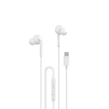 Dudao X3C+ Wired USB-C Earphones 1.2m, White