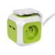 GreenBlue MagicCube GB118 Power Strip with 4 Outlets & 2 USB, 1.4m