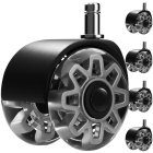 Biroja krēsla ritenīši Ruhhy 25280, 5 gab., neskrāpējoši, pelēki