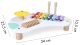 ECOTOYS Wooden Musical Instrument Table with Xylophone for Toddlers +18m