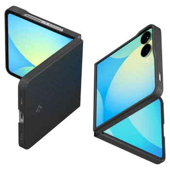 Spigen AirSkin Aramid Case for Samsung Galaxy Z Flip 7 Black