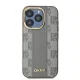 Dkny iPhone 15 Pro Case Leather Checkered Mono Pattern MagSafe, Beige