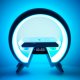 RGB ночник с беспроводной зарядкой, Bluetooth колонкой, радио и...