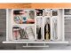 Cutlery, Kitchen Utensils, Tools, Stationery Storage Tray Drawer Modular Organizer, White
