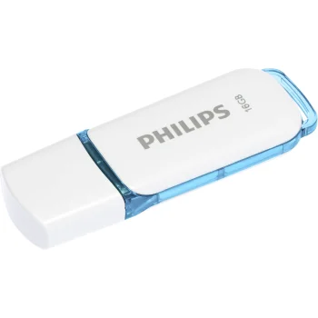 Philips Snow Edition USB 2.0 Flash Drive 16GB, White / Ocean Blue