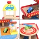 Large Wooden Toy Garage with Elevator and Cars ECOTOYS