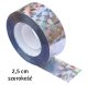 Reflective Bird Repellent Scare Tape 2.5cm x 80m, Silver
