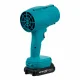 Cordless Leaf Blower 21V 300W with 2 Batteries, Blue
