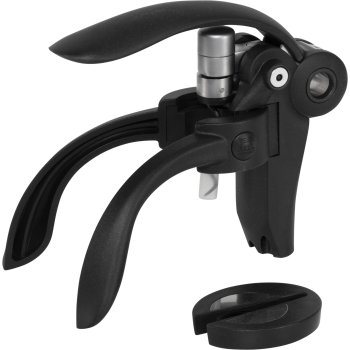 Peugeot Baltaz Lever Corkscrew with Foil Cutter, Black