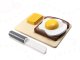Koka rotaļu tosteris bērniem, balts + aksesuāri | Wooden toaster toy for children, white + accessories