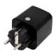 Shelly Plug M Gen3 Smart Outlet, Wi-Fi, Bluetooth, Matter, Black