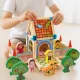 Kruzzel 26452 Building Blocks - House, 268 Pieces