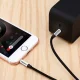 Baseus Yiven 3.5mm AUX Audio Cable, 1m, Black/Silver