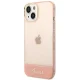Guess Translucent Case for iPhone 14 Plus, Pink