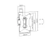 Maclean Ceiling TV Mount 23-42\", VESA 200x200, 50kg, MC-704