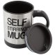 Self Stirring Thermal Mug 350ml, Silver-Black