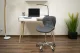 Leobert AVOLA Eco-Leather Office Chair, Grey
