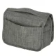 Hanging Travel Toiletry Bag Foldable Cosmetics Organizer, Grey