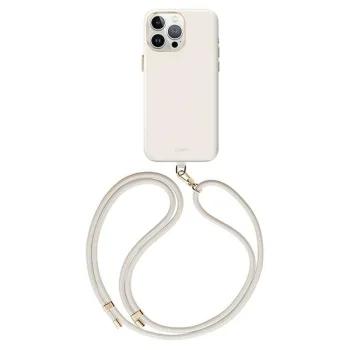 Uniq Coehl Creme case for iPhone 15 Pro with MagSafe, ivory