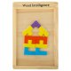 Educational Toy Wooden Puzzle, Tetris \"Wood Intelligence\"