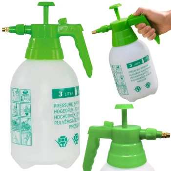 Manual Pressure Sprayer for Plants, 3 L, White