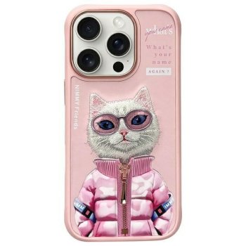Nimmy Cool&Cute 2.0 Cat Case for iPhone 16 Pro, Pink