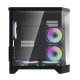 Darkflash FT350 PC Case with 5 aRGB Fans, Black