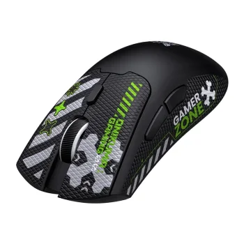ONIKUMA DM01 Wireless Gaming Mouse, Bluetooth / 2.4 GHz / USB-C, 12800 DPI, Black