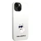 Karl Lagerfeld Silicone Choupette Case for iPhone 14 Plus / 15 Plus - White