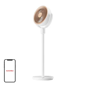 SwitchBot W3800520 Wireless Floor Fan, 24,000 mAh