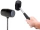 Non-rebound rubber mallet for paving and metalwork