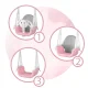 Ricokids 3-in-1 Baby Swing Miś, Pink