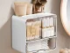Cosmetics and Accessories Organizer with Drawer, White