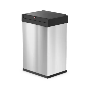 Hailo Big-Box Swing L Waste Bin, 35 L, Stainless Steel