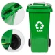 Multistore 240L Waste Bin for Glass, Green