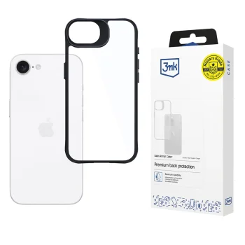 3mk Satin Armor Case+ for Apple iPhone 16e / SE 4 Transparent