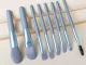 Makeup Brush Set with Case, 8 Pcs