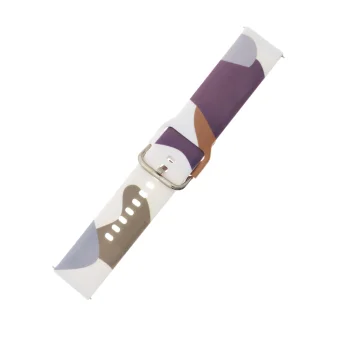 Silicone Camo Strap for Samsung Galaxy Watch 45/46/47mm - Pattern 9