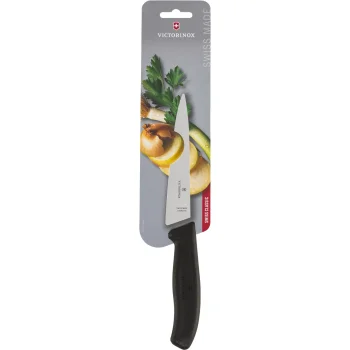 Victorinox Swiss Classic Carving Knife with Narrow Blade, 18 cm, Black