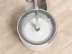Spin Mop and Bucket Set with Dual Chamber and 2 Microfiber Pads, White