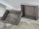 Clothing and Underwear Drawer Organizer, 26x20x6 cm, Grey