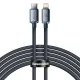 USB-C to Lightning Cable Baseus Crystal Shine 20W 2m Black