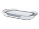 Silikona Saliekamā Bļoda ar Ūdens Noteku | Silicone Folding Bowl with Drain